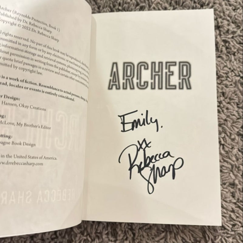 Archer (signed & personalized)