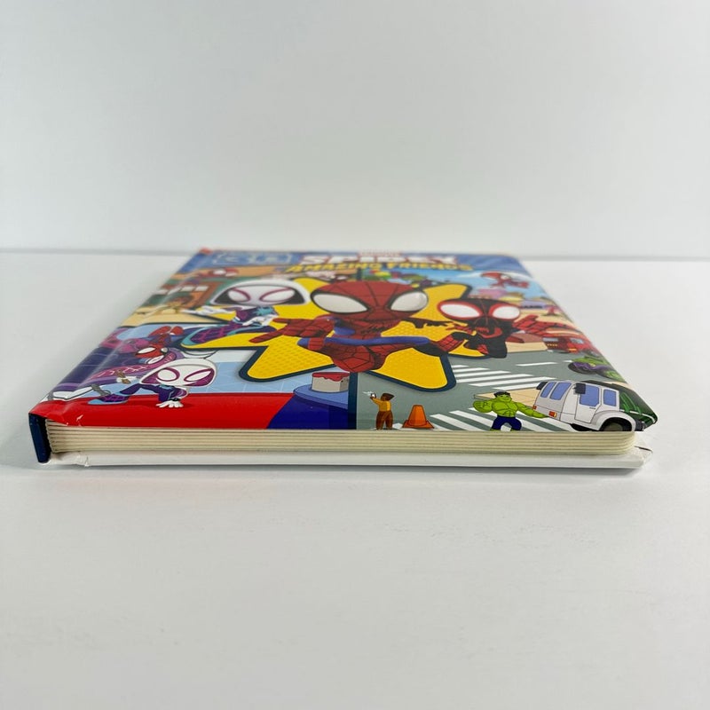 Marvel Spidey and His Amazing Friends First Look and Find book