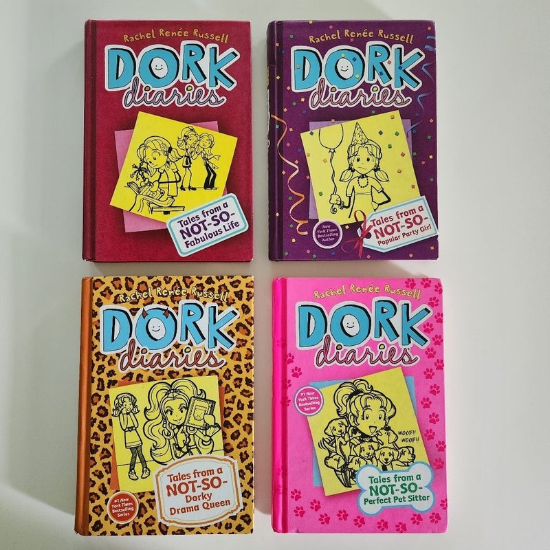 Dork Diaries Books 1, 2, 9, 10