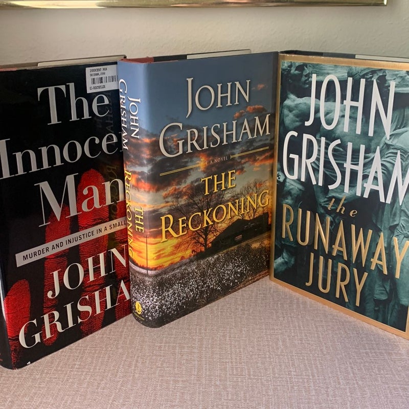 John Grisham bundle (the Innocent Man, the Reckoning, the Runaway Jury)