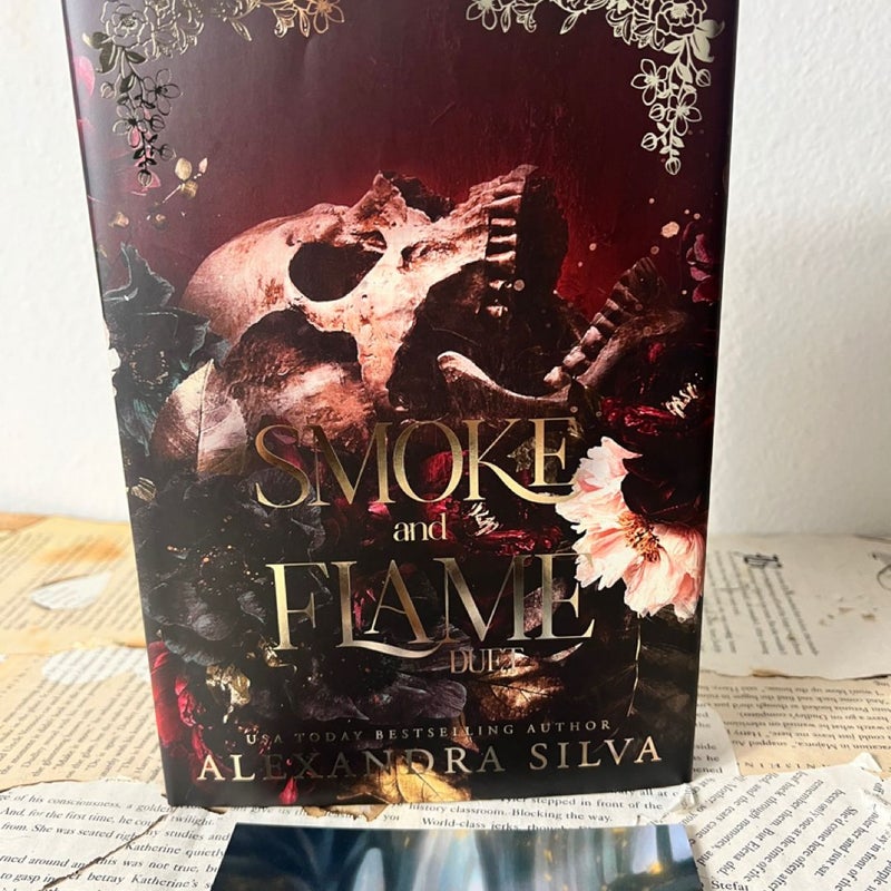 Smoke and flame duet by Alexandra Silva bookaholic book box signed special