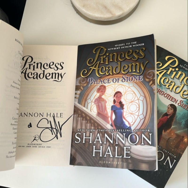 Princess Academy SIGNED BUNDLE