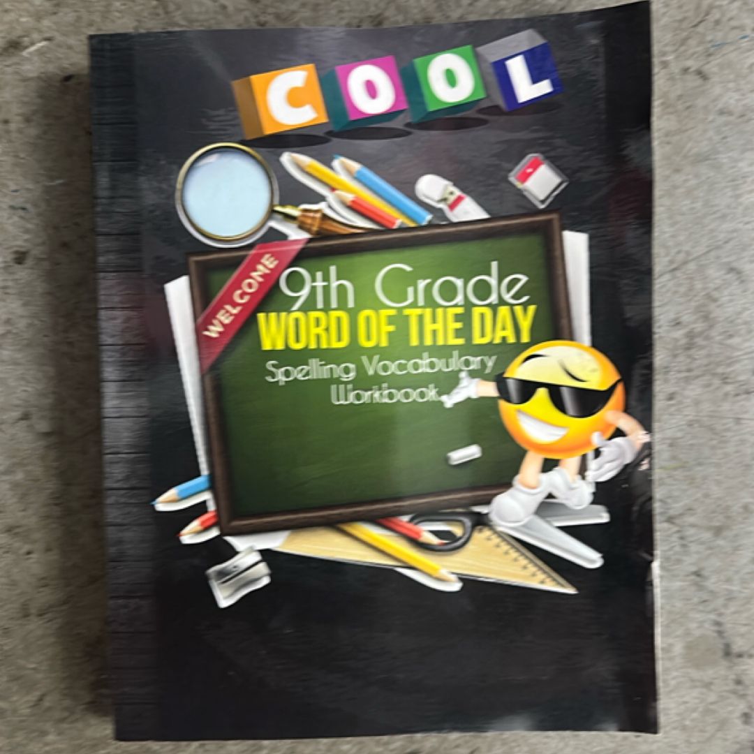 9th Grade Word of the Day Spelling Vocabulary Workbook