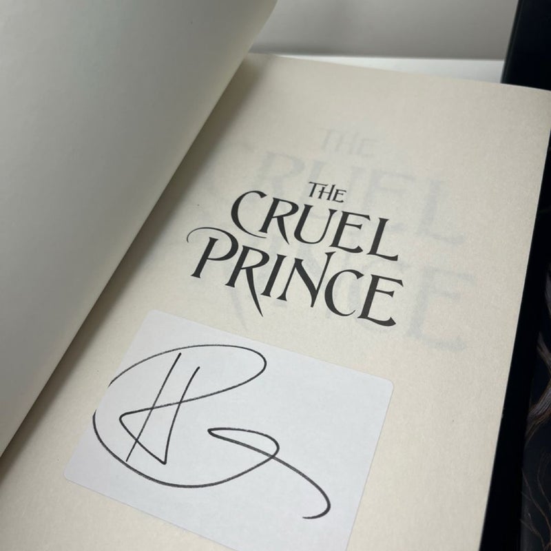 The Cruel Prince B&N Edition Signed (Complete Series)