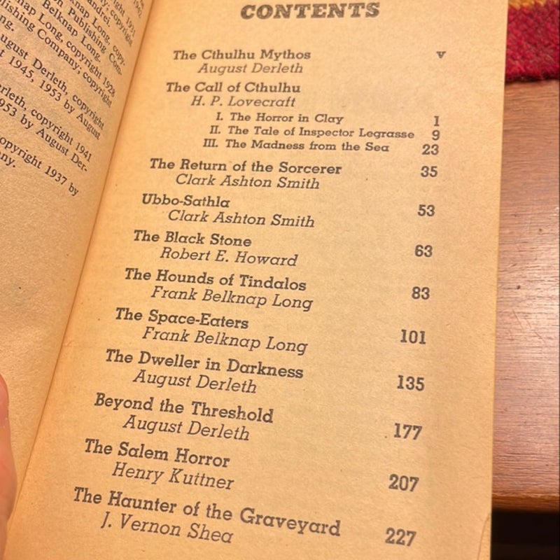 Tales of the Cthulhu Mythos: Volume 1 (1975)