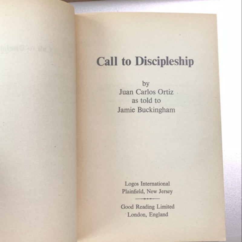 Call to Discipleship