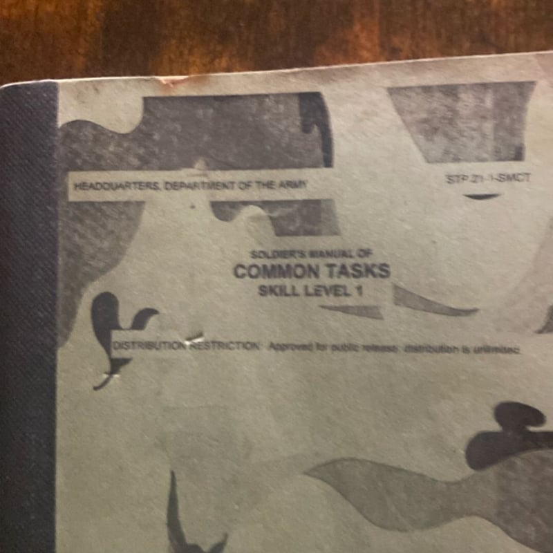 Soldiers Manual Of Common Task Skill Level 1 by US Army , Paperback ...