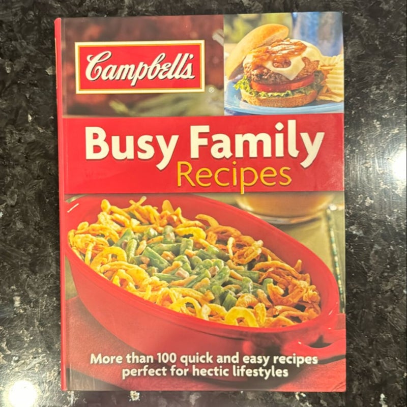 Campbell's Busy Family Recipes