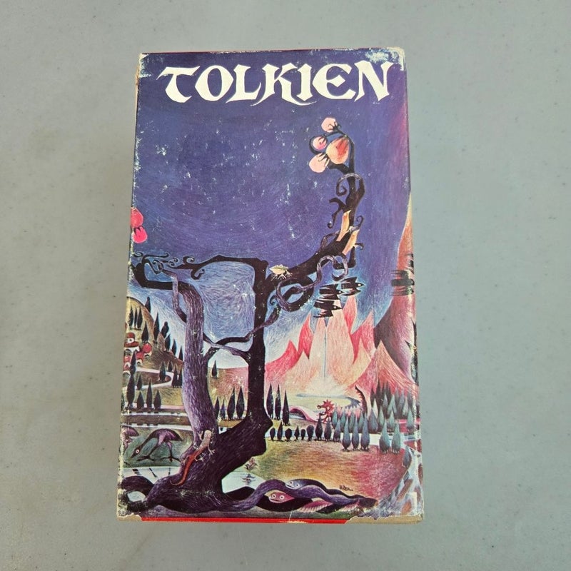 Lord of the Rings Trilogy J.R.R. Tolkien Vintage Ballantine 3 Book Box Set 1972