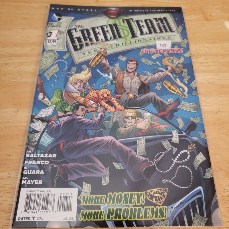 DC Comics The Green Team: Teen Trillionaires #1 #2