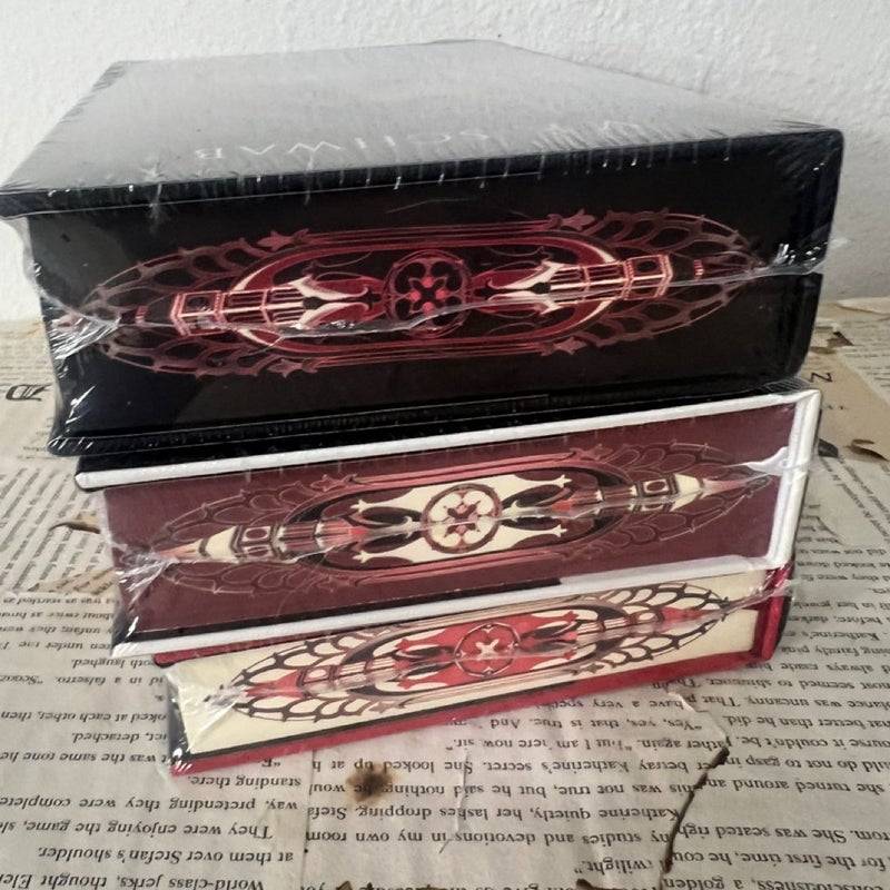 Owl  crate shades of magic V.E Schwab special edition books 1-3