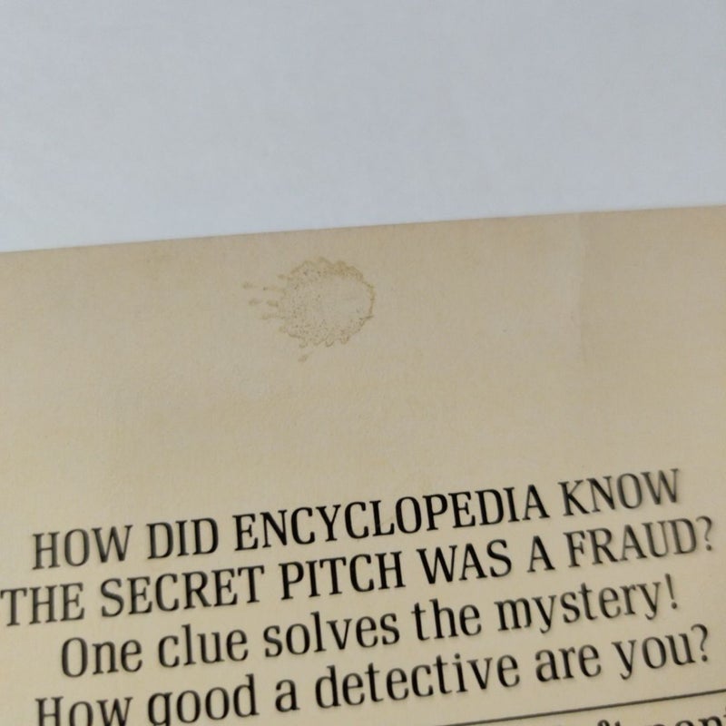 Encyclopedia Brown And The Case Of The Secret Pitch #2