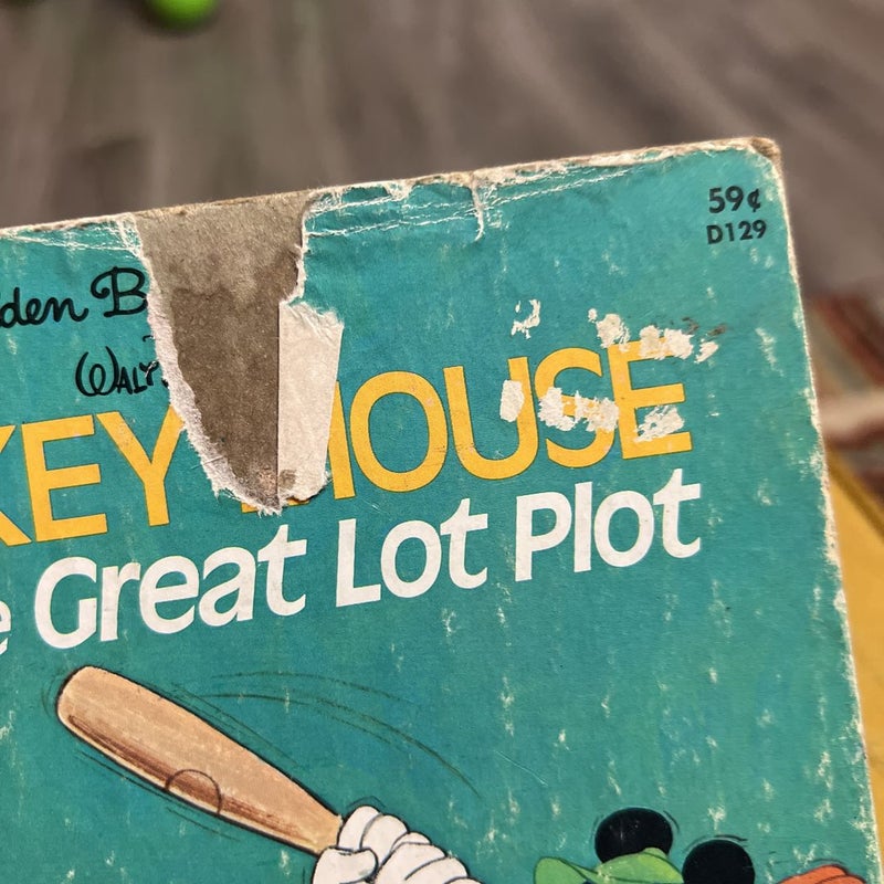Mickey Mouse and the Great Lot Plot (Disney) - Little Golden Book