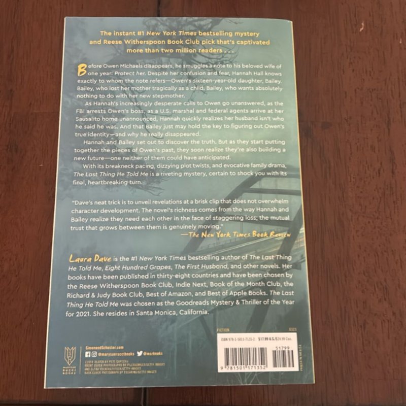 The Last Thing He Told Me