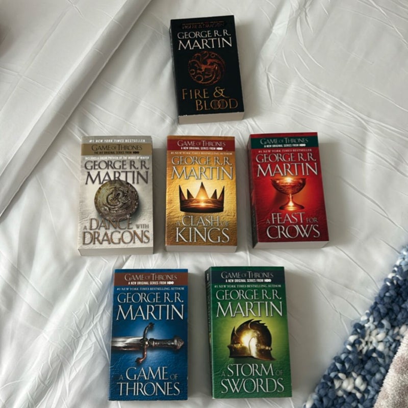 Game of Thrones Box Set w/ Fire & Blood 