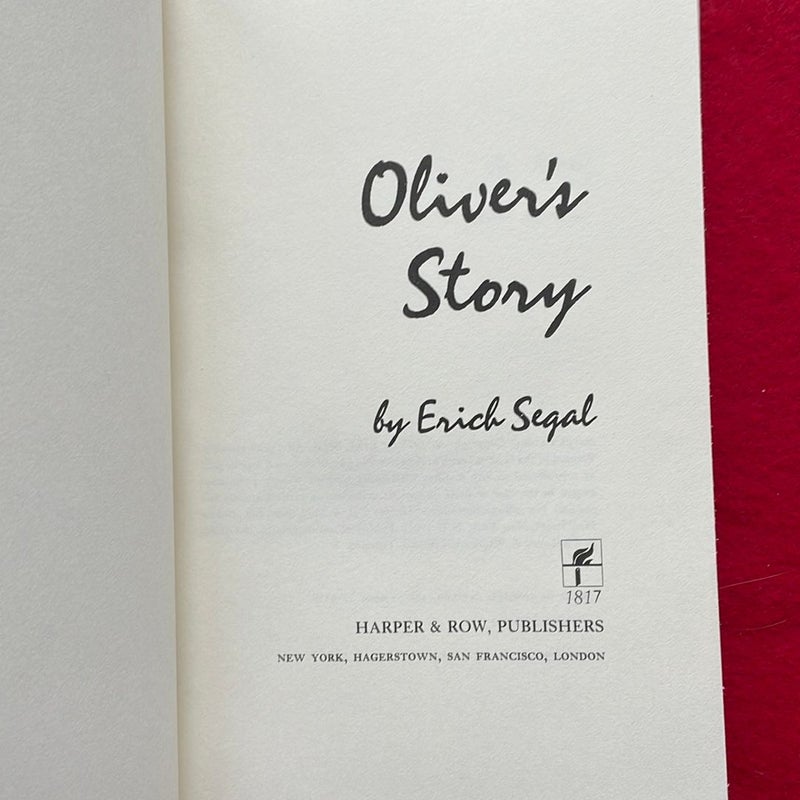 Oliver’s Story