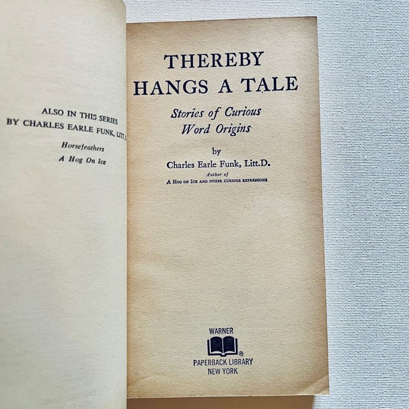 Thereby Hangs a Tale 1972 Warner Paperback Library edition