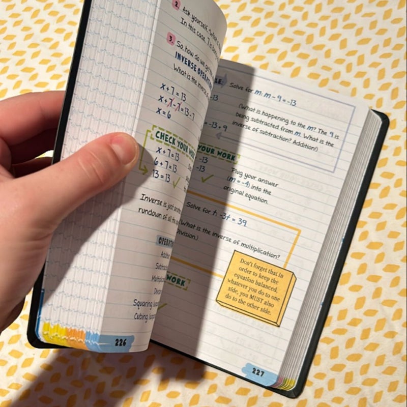 Everything You Need to Ace Math in One Big Fat Notebook