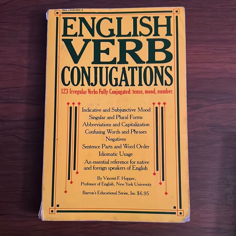 English Verb Conjugations