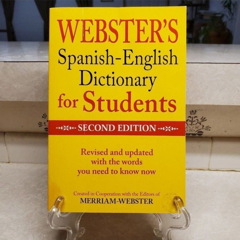 Webster's Spanish-English Dictionary for Students, Second Edition
