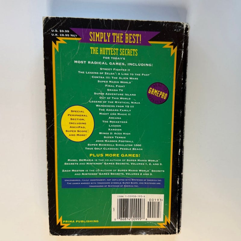 Prima’s Secrets Of The Games Super NES Games Secrets 1992