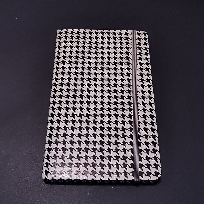 Houndstooth Black and White Journal