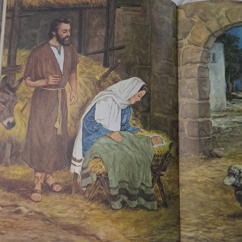 Religious Christmas Stories for Children vintage 1961 rare find good condition 