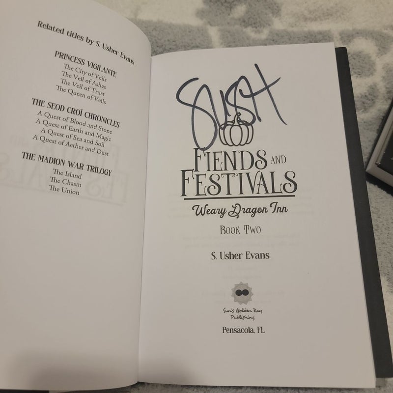 Fiends and Festivals (Signed by author)