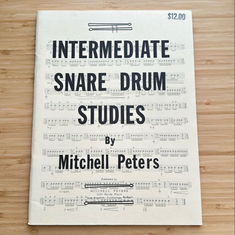 Intermediate Snare Drum Studies