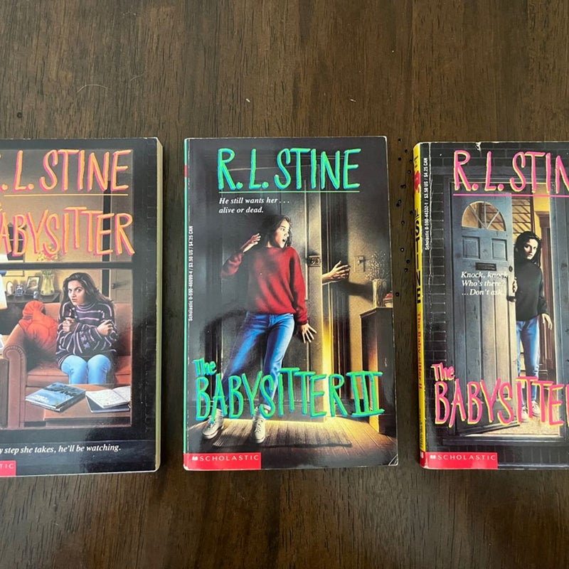  The Babysitter Series 1-3 Books I, II, & III 80s/90s Vintage Horror