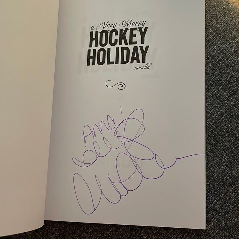 A Very Merry Hockey Holiday (signed by the author)