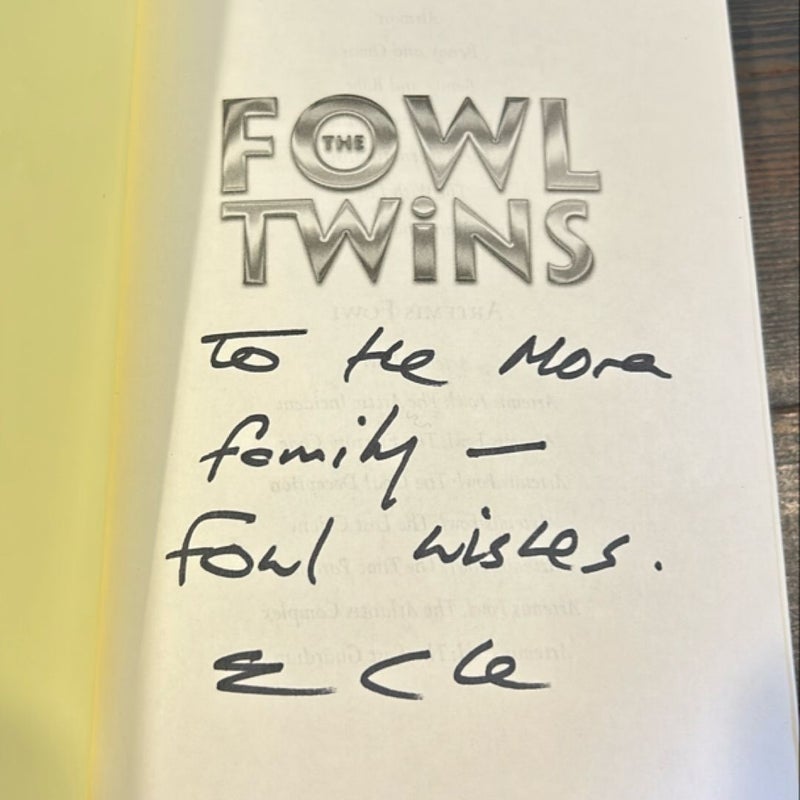 The Fowl Twins (signed copy)