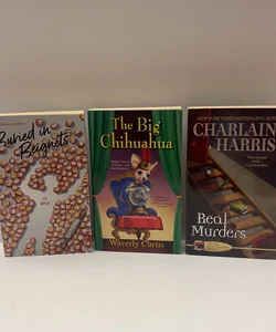 Mystery (3 Book) Bundle; Buried In Beignets, The Big Chihuahua, Real Murders 