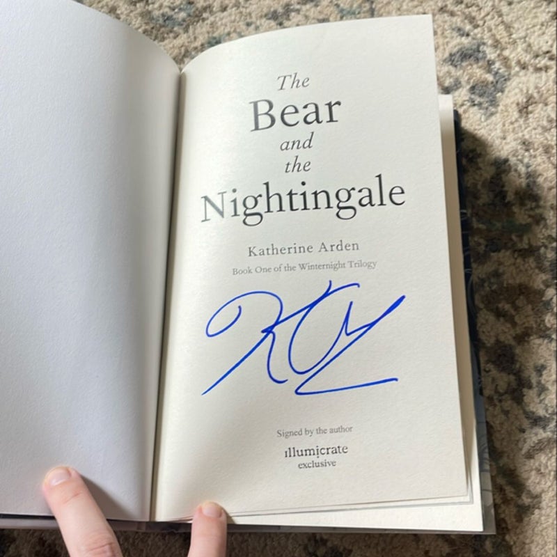 The Bear and the Nightingale hotsell Illumicrate edition