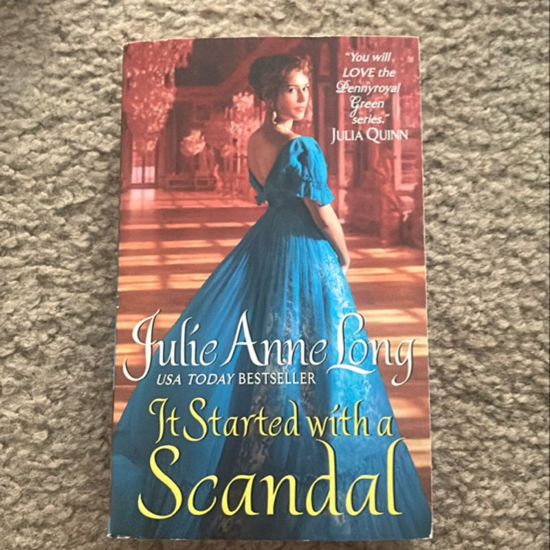 It Started with a Scandal