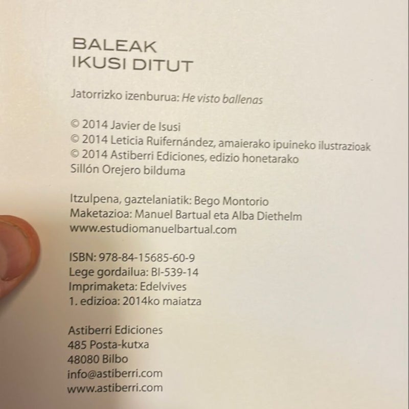 Baleak Ikusi Ditut (Basque Edition)