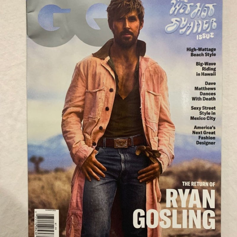  GQ “Ryan Gosling The Return of” Issue Summer 2023 Magazine 