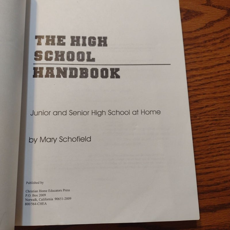 The High School Handbook