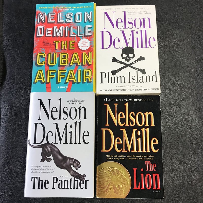 Nelson Demille 4 Paperback Bundle