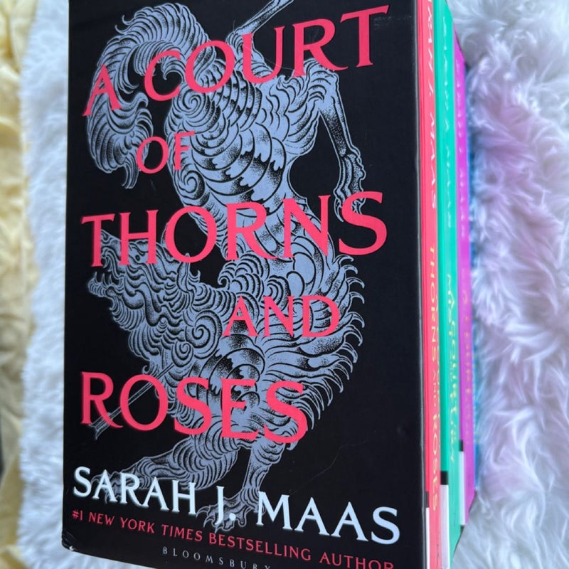 ACOTAR Series: A Court of Thorns and Roses + A Court of Mist and Fury + A Court of Wings and Ruin + A Court of Frost and Starlight + A Court of Silver Flames