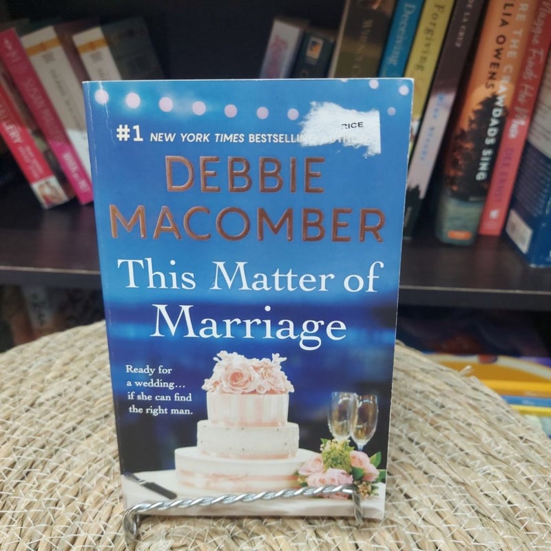 This Matter of Marriage