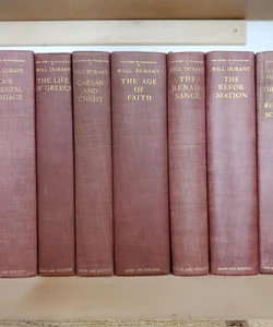 The Story of Civilization vols. 1 - 7