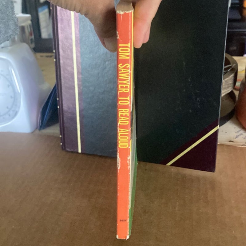 Tom Sawyer To Read Aloud ( VINTAGE 1961)