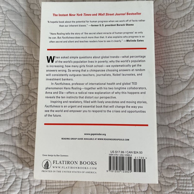 Factfulness by Hans Rosling; Anna Rosling Ronnlund; Ola