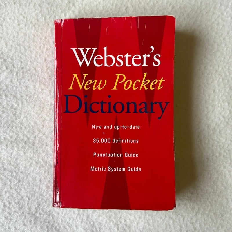 Webster's New Pocket Dictionary (PRICE NEGOTIABLE)