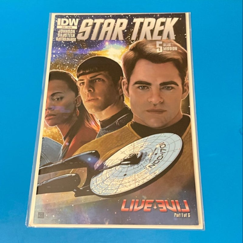 Star Trek 5 Year Mission Live (2015 IDW) complete set 3 parts