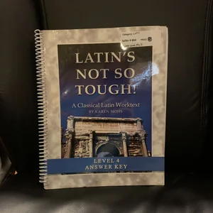 Latin's Not So Tough! - Level 4 Full Text Key