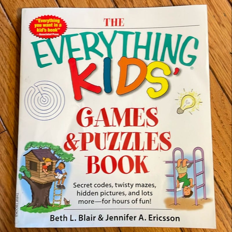 The Everything Kids' Games and Puzzles Book