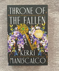 Throne of the Fallen, signed