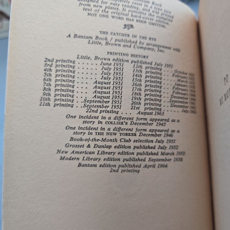 The Catcher in the Rye